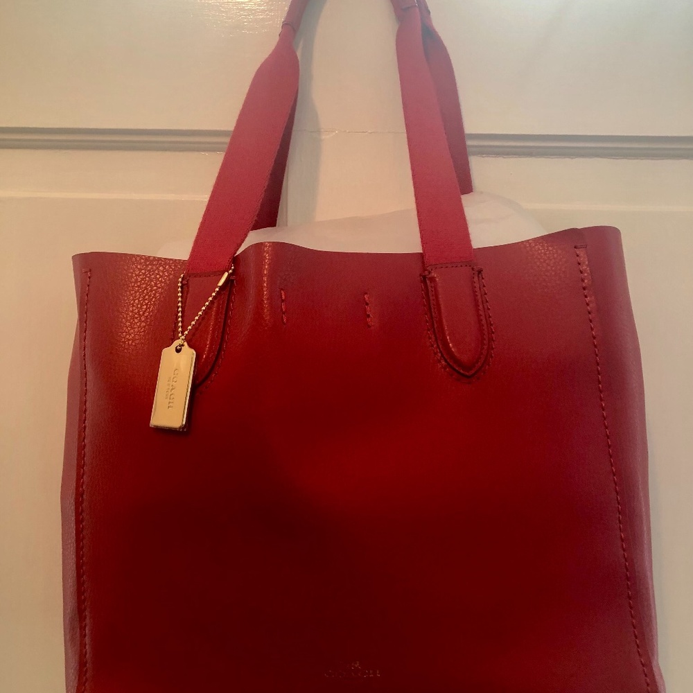 Coach leather DERBY TOTE